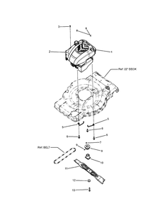 Group, Engine, 700 Ser, Quantum, Deere, Fc Diagram and Parts List for 7800666-LP7800666-EJM26 2010 Briggs and Stratton Lawn Mower
